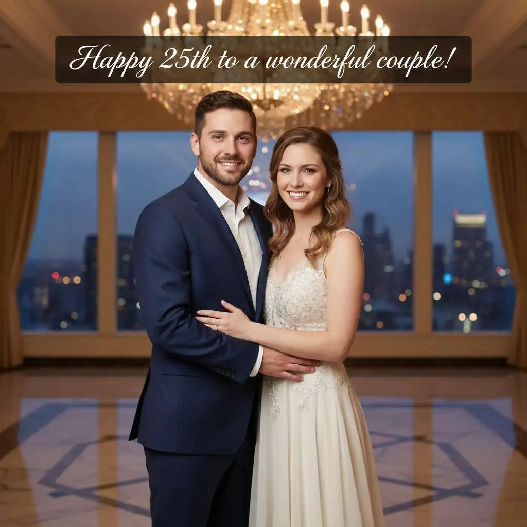 Short 25th Wedding Anniversary Wishes