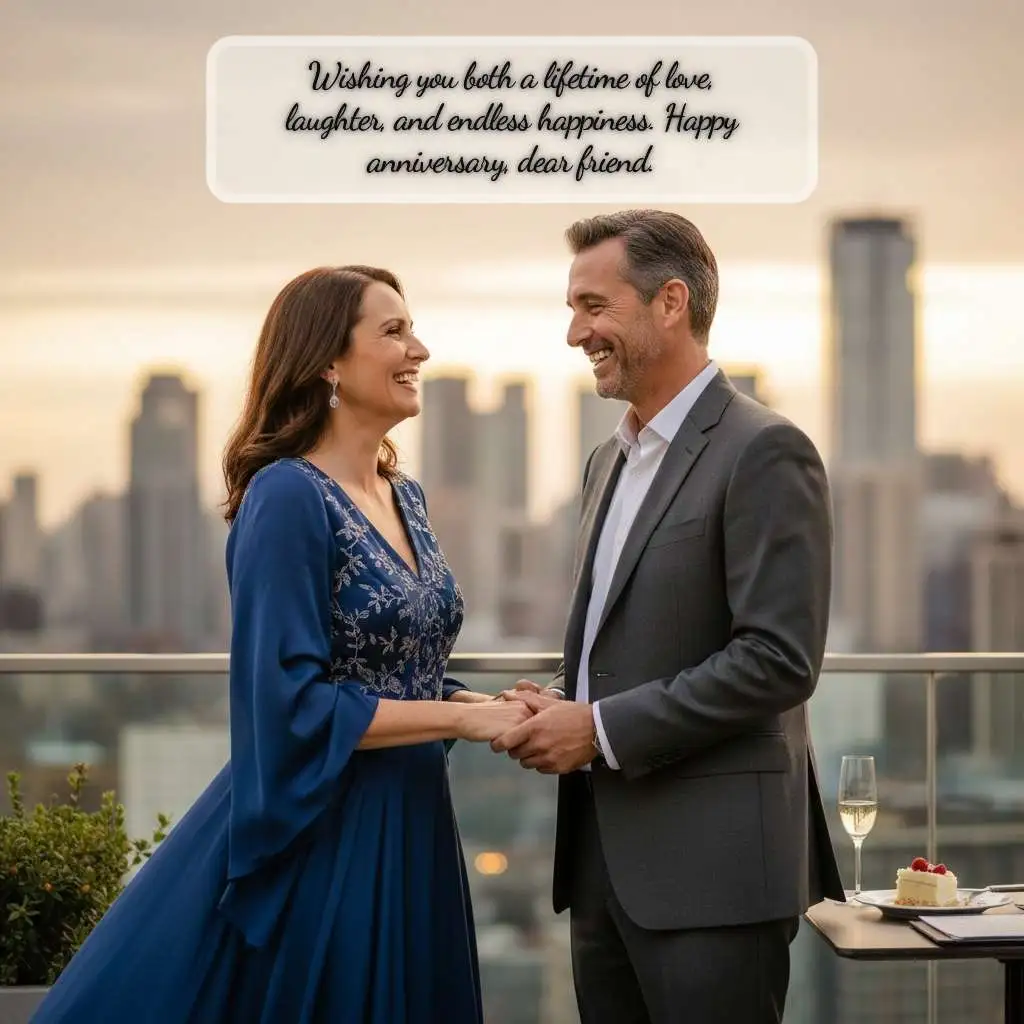 Heartfelt Marriage Anniversary Wishes to Friend