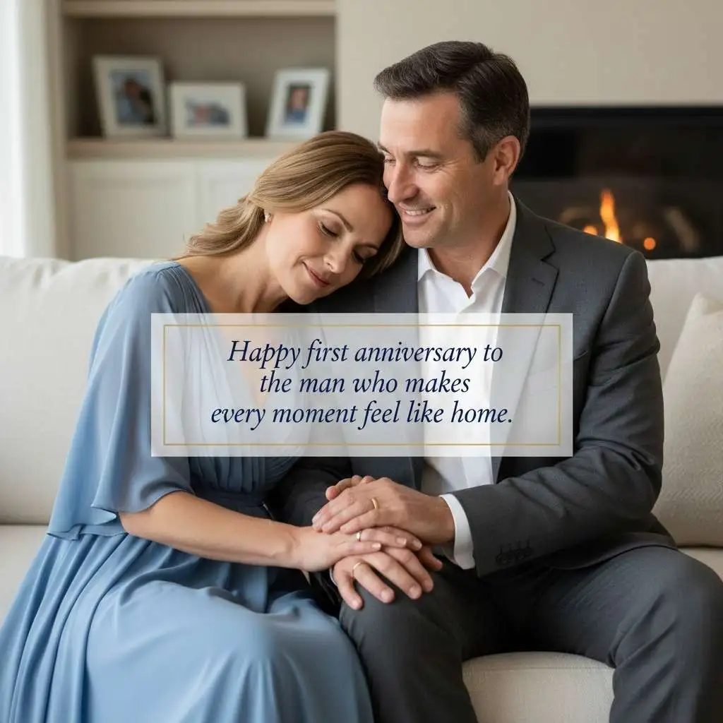 Happy First Anniversary Wishes for Husband
