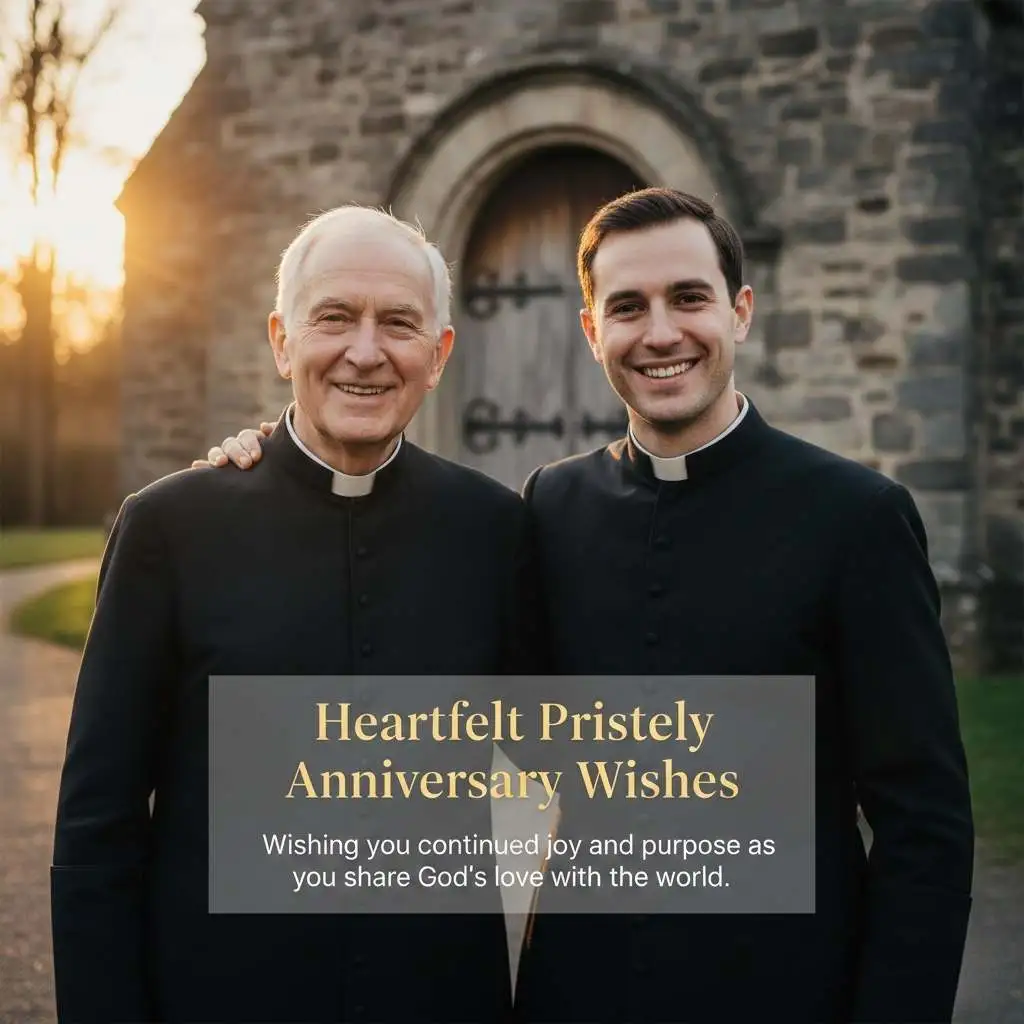 Heartfelt Priestly Anniversary Wishes