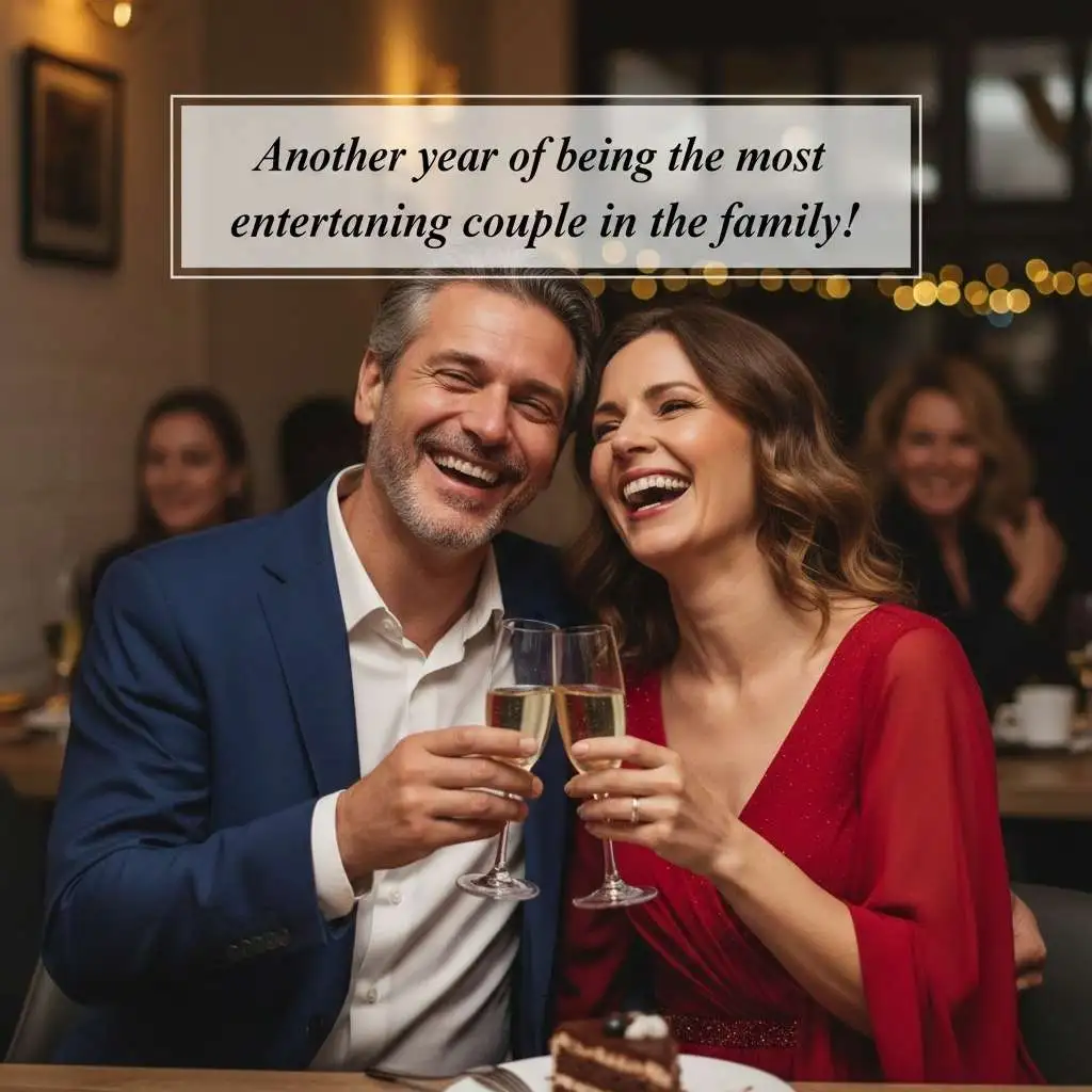 Funny Anniversary Wishes for Family Couples