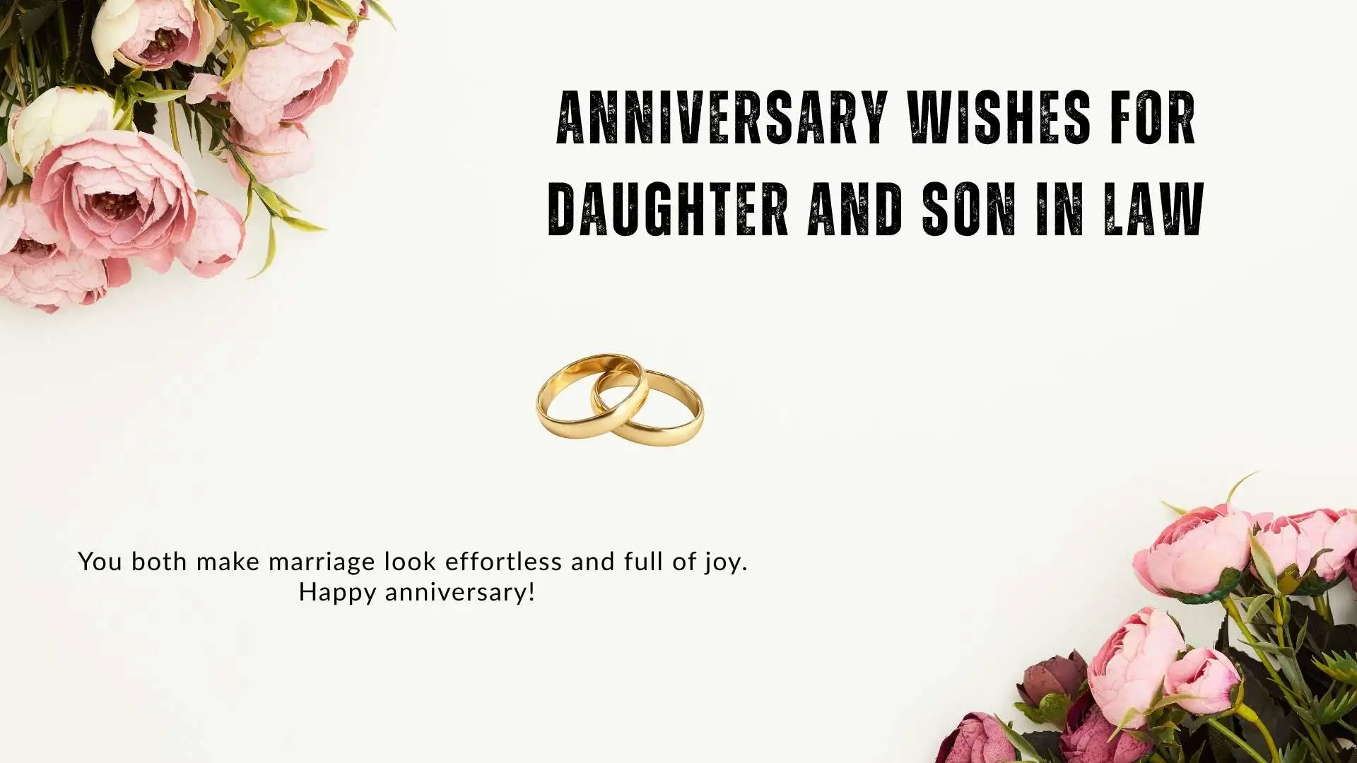 Anniversary Wishes for Daughter and Son in Law