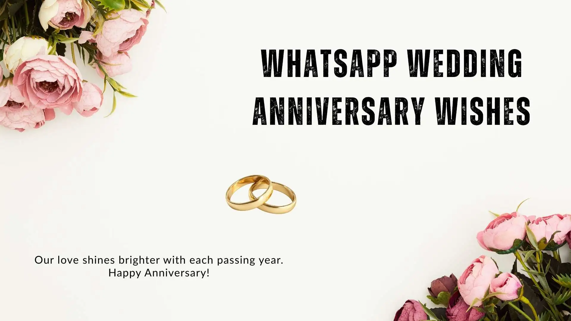 WhatsApp Wedding Anniversary Wishes