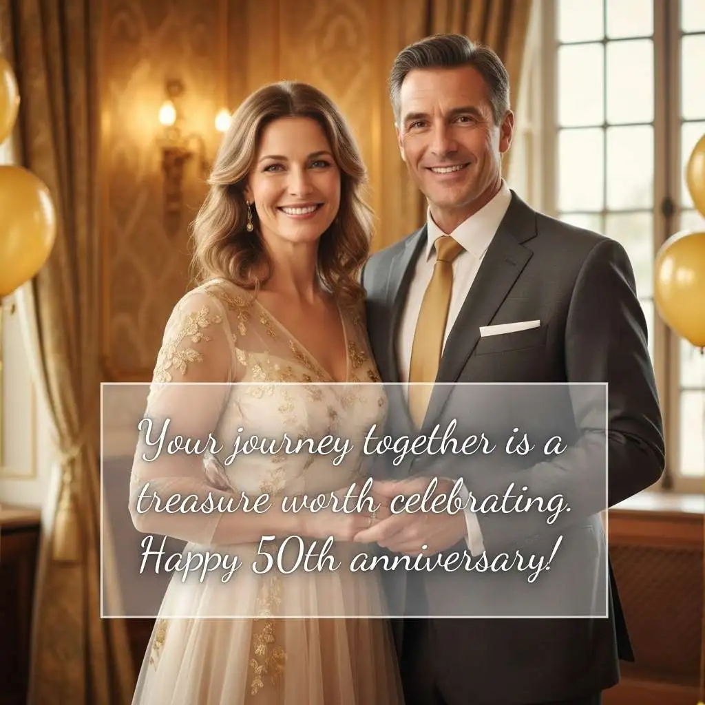 Heartfelt Golden Anniversary Wishes