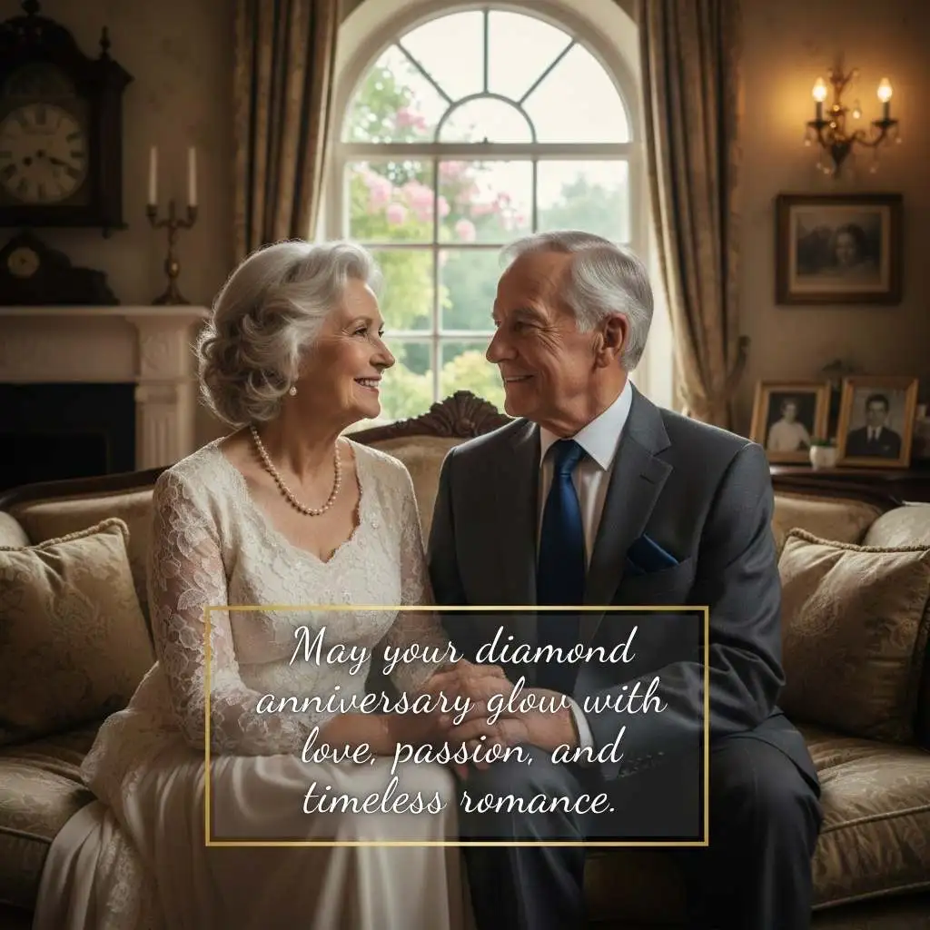 Romantic 60th Anniversary Wishes