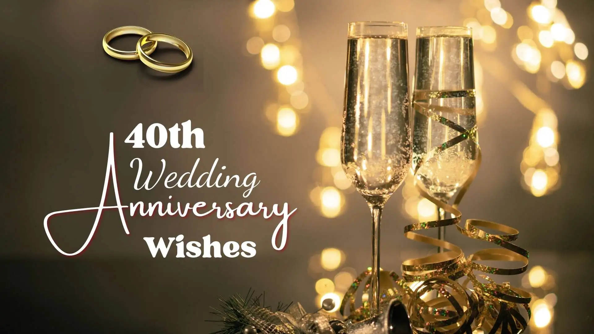 143+ Inspiring 40th Wedding Anniversary Wishes for Couples in Love for 2026