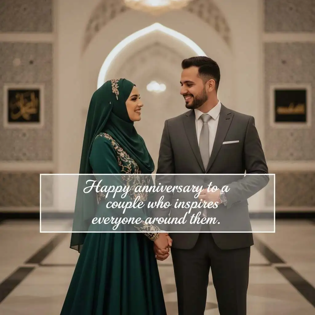 Islamic Wedding Anniversary Wishes for Friends