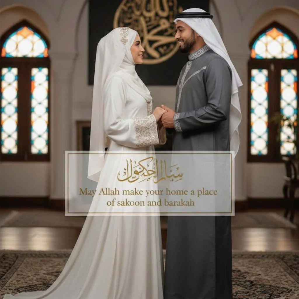 Quran Inspired Islamic Wedding Anniversary Wishes