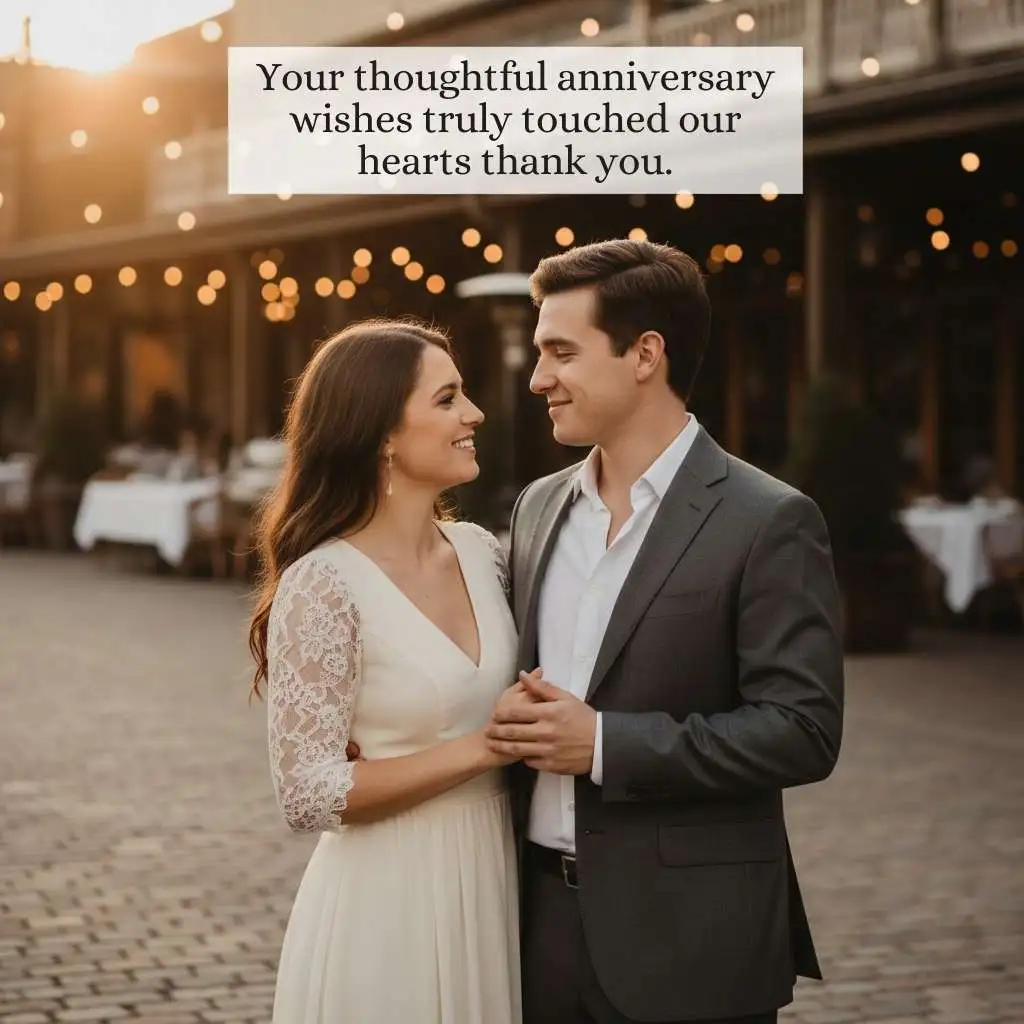 Heartfelt Thank You Messages for Anniversary Wishes