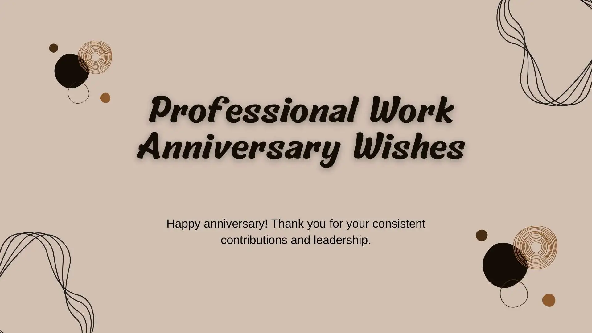 Professional Work Anniversary Wishes