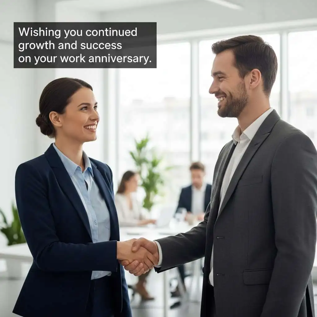 Heartfelt Professional Work Anniversary Wishes