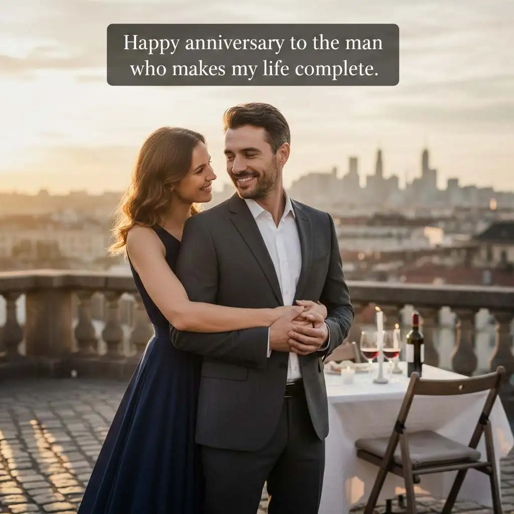 Romantic Anniversary Wishes to Husband