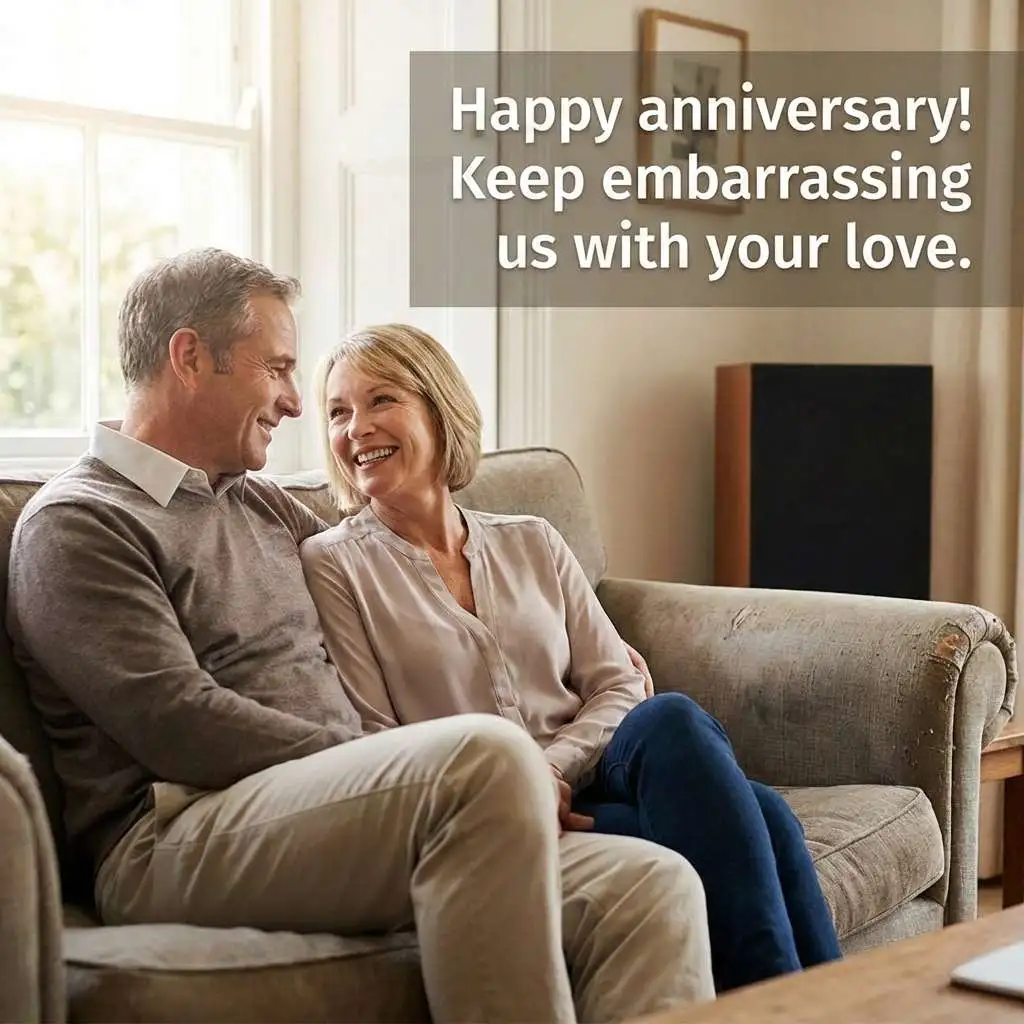Funny Wedding Anniversary Wishes for Parents