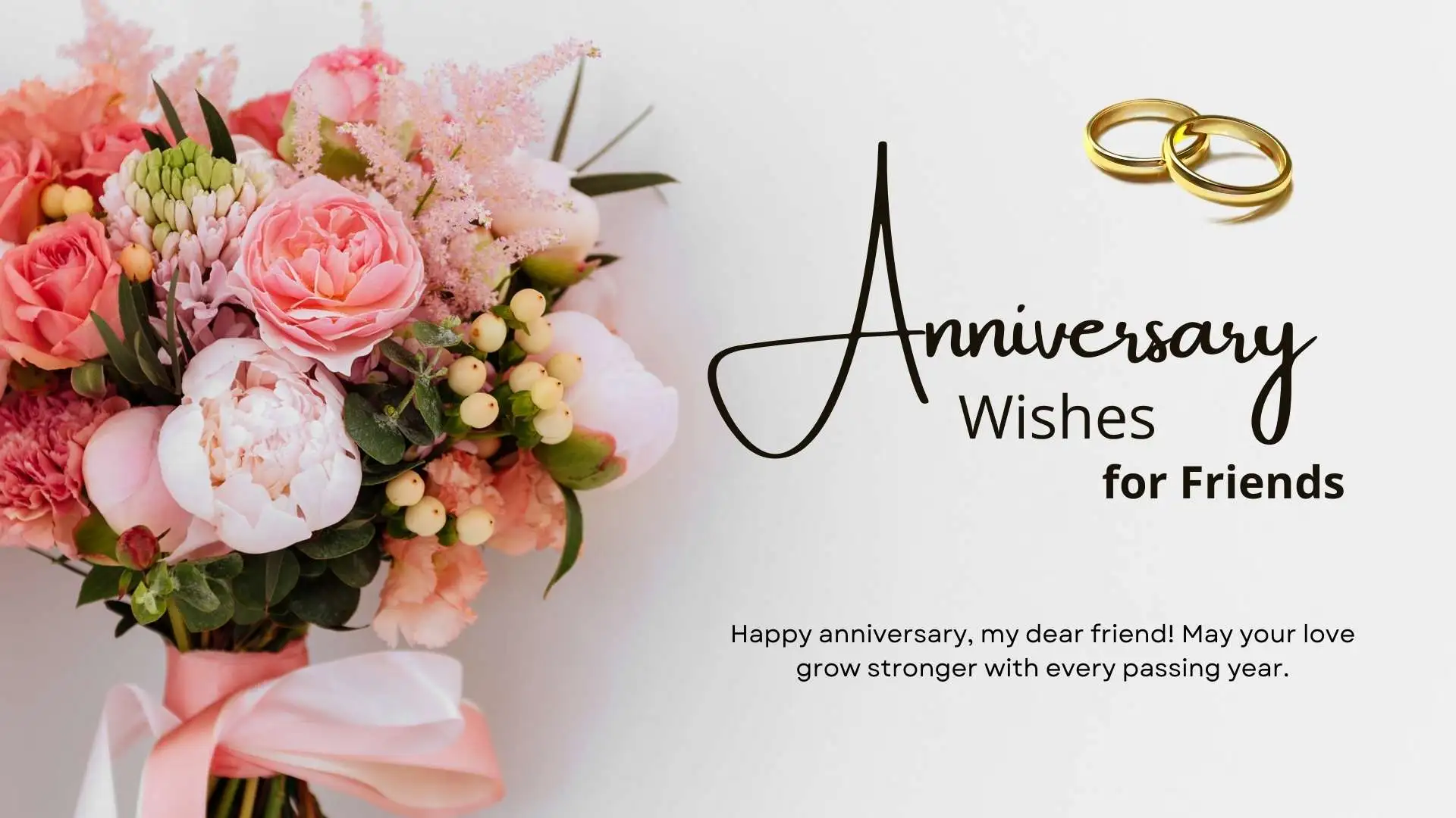 Anniversary Wishes for Friends