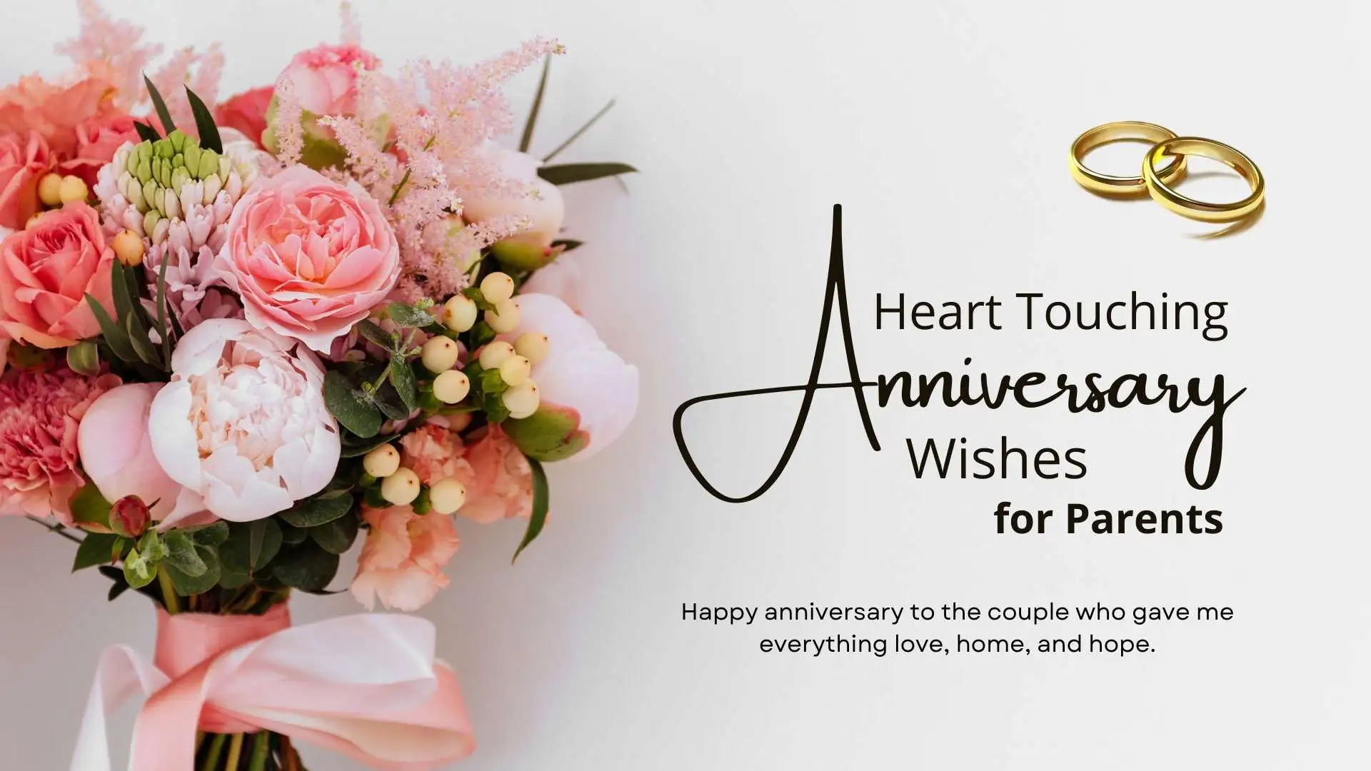Heart Touching Anniversary Wishes for Parents