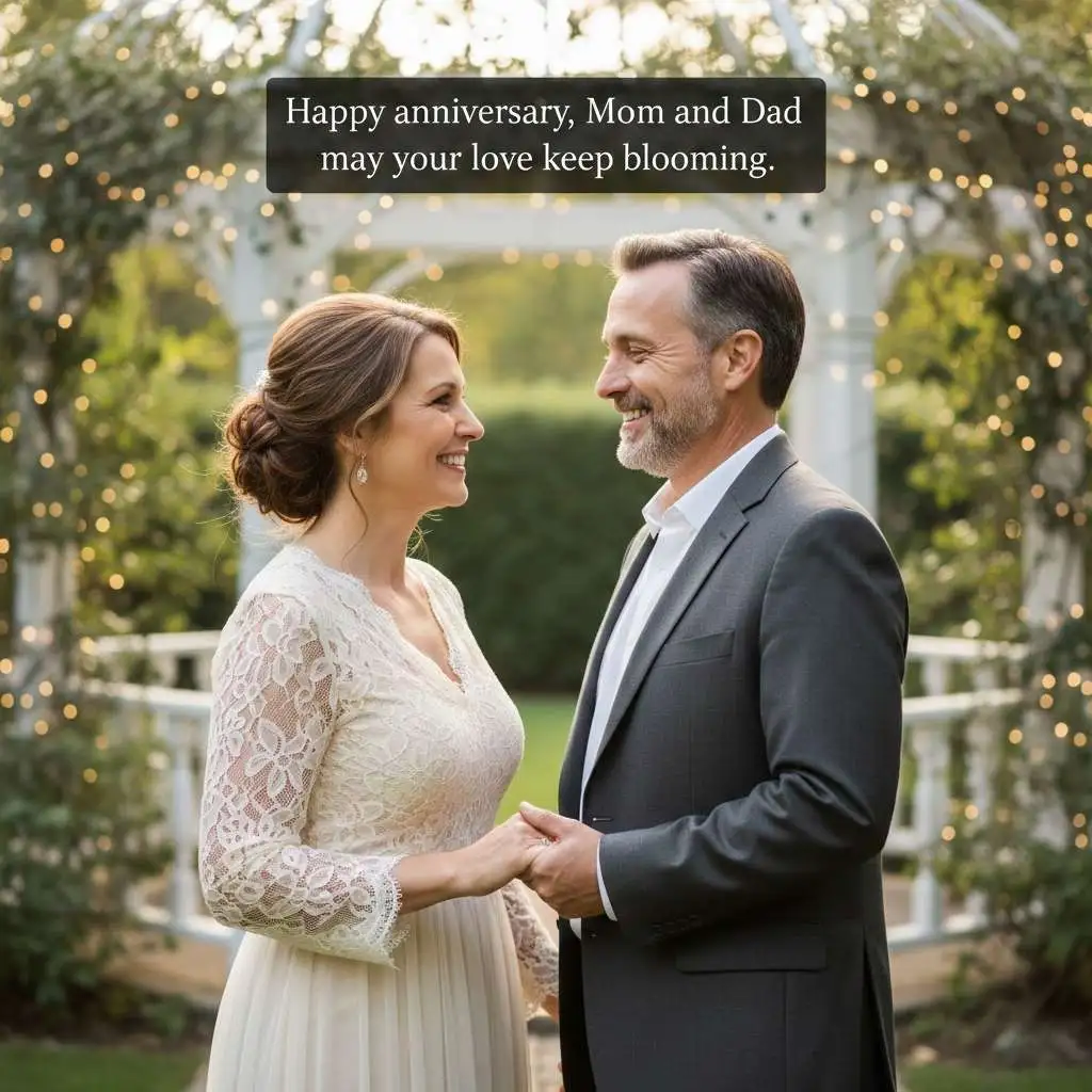 Sweet Anniversary Wishes from Daughter to Parents