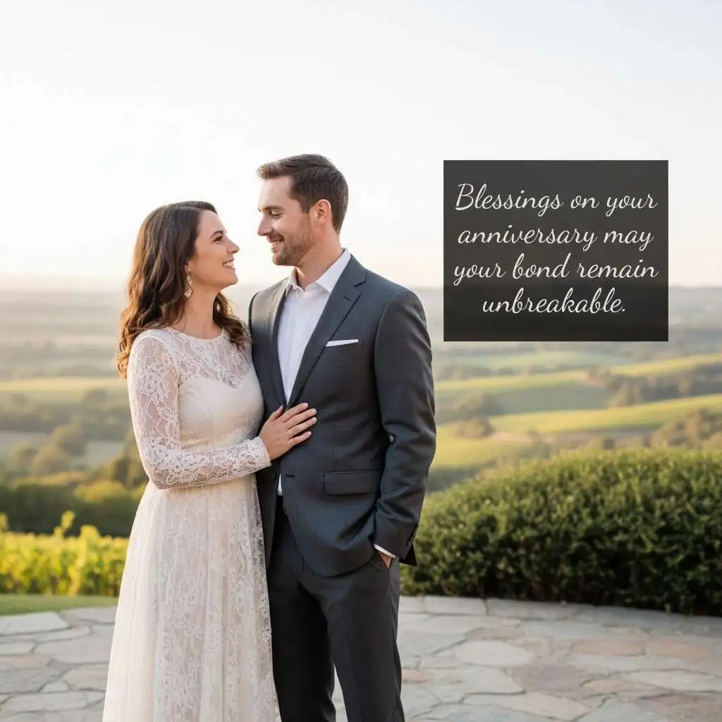 Blessing Filled Anniversary Wishes for Daughter & Son in Law