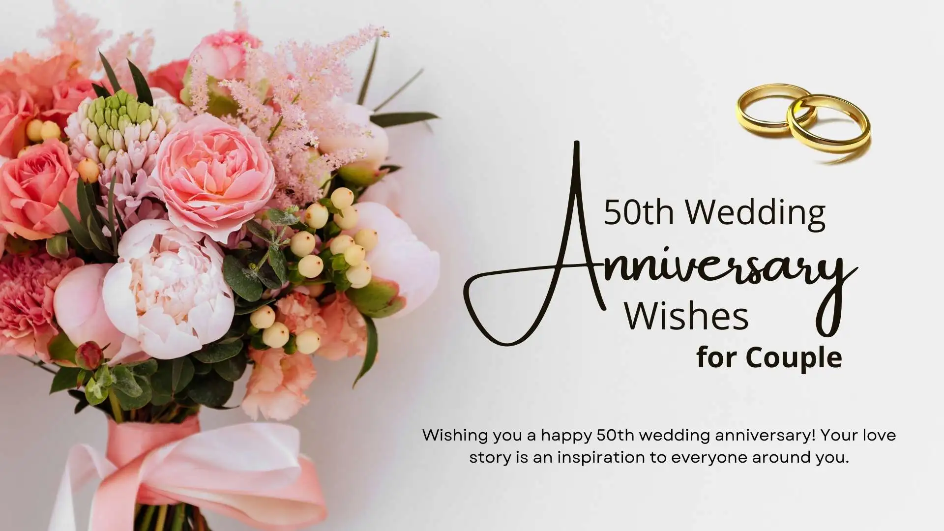 50th Wedding Anniversary Wishes for Couple