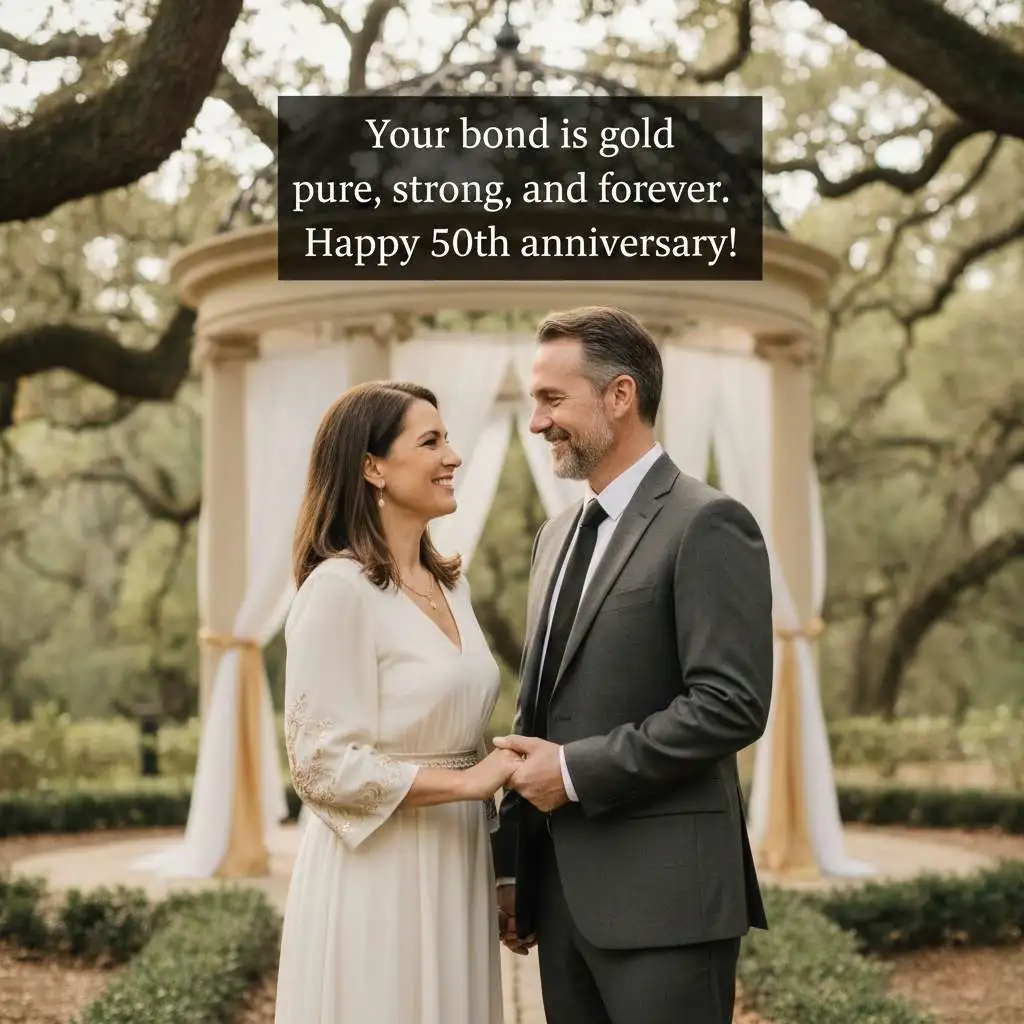 Heartfelt 50th Wedding Anniversary Wishes