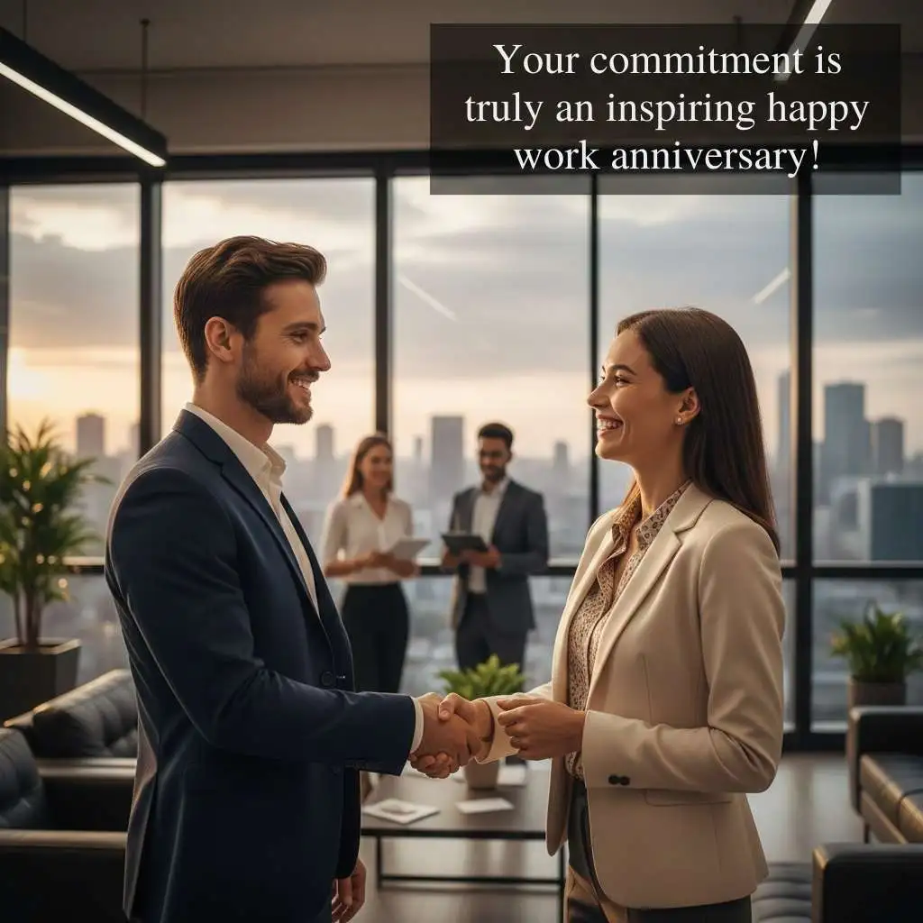 Heartfelt Work Anniversary Wishes