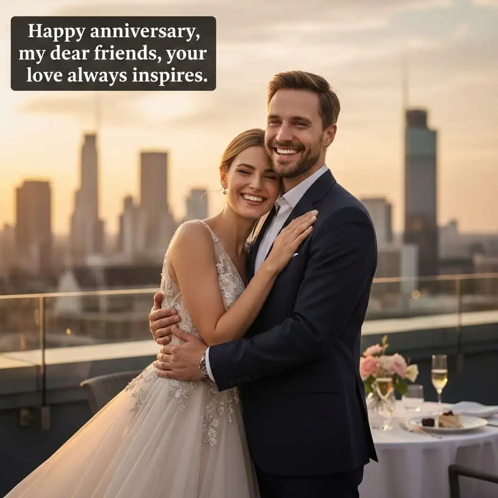 Marriage Anniversary Wishes for Friends