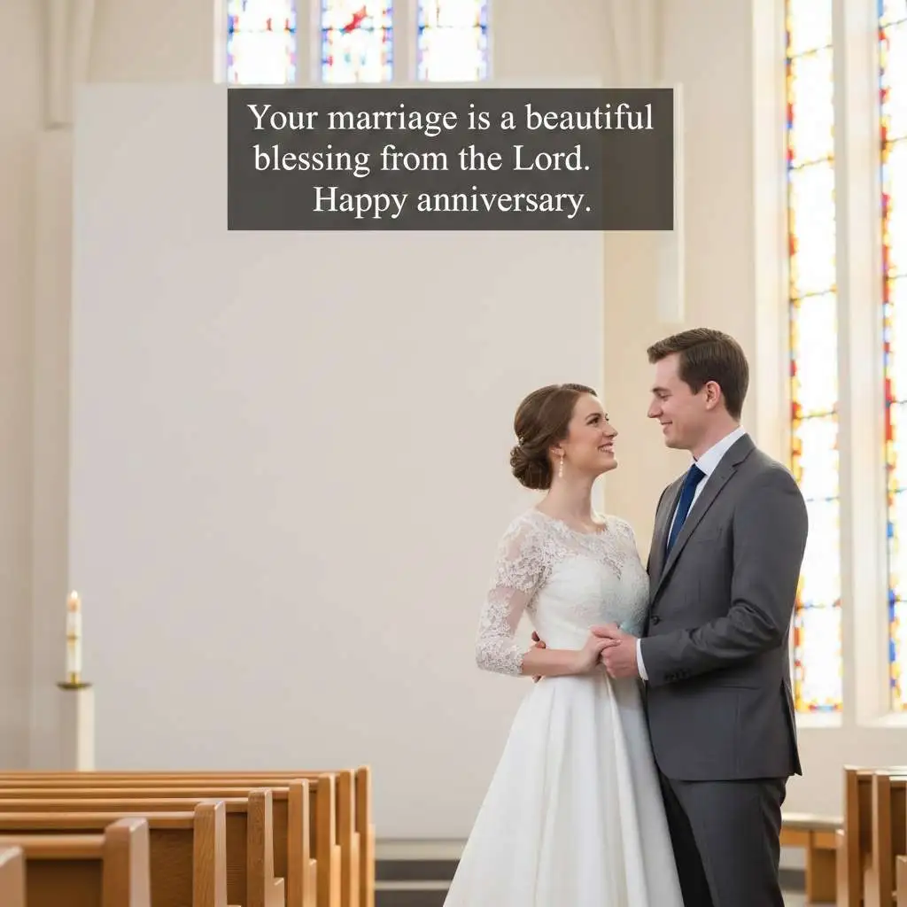 Religious Wedding Anniversary Wishes For Couple