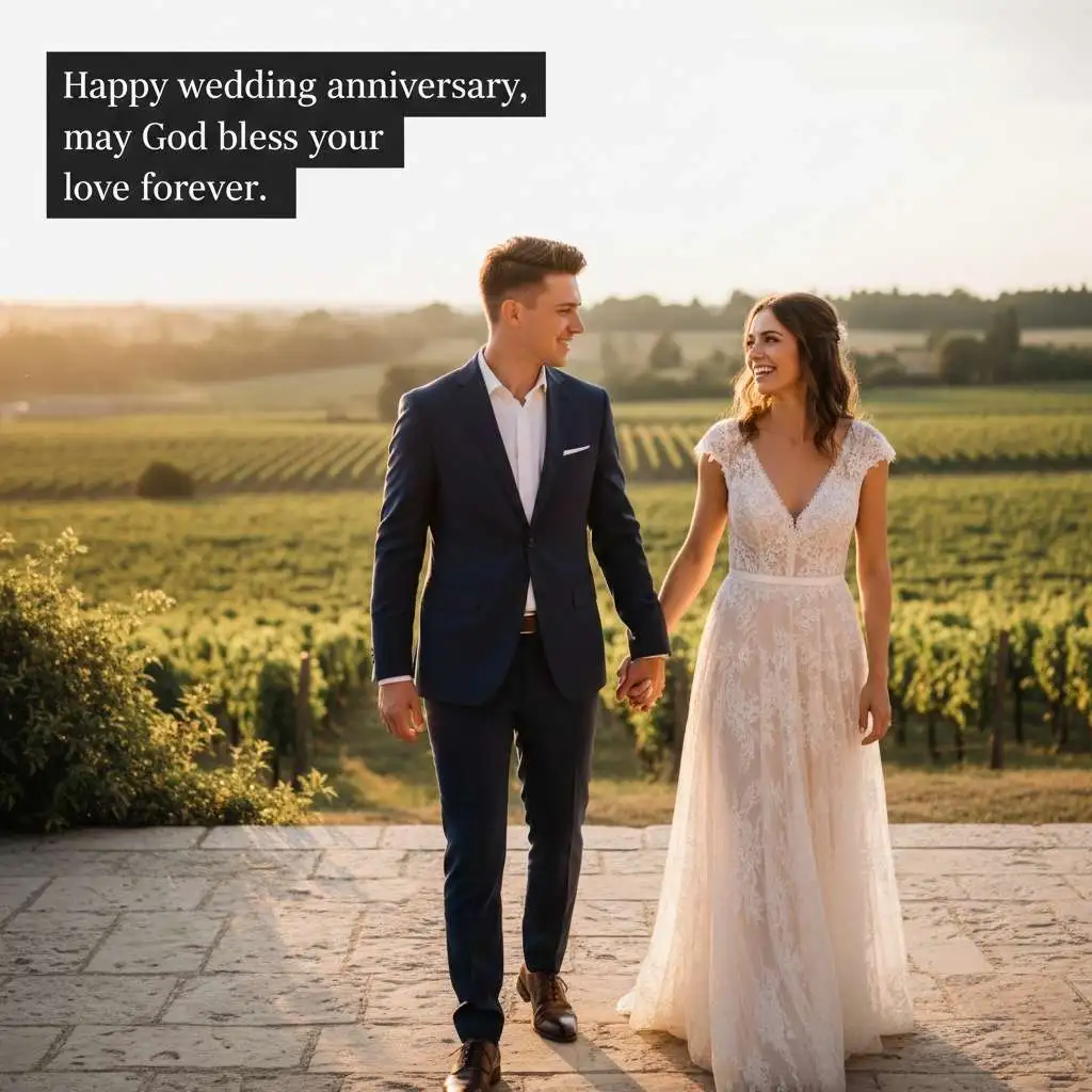 Happy Wedding Anniversary Wishes God Bless