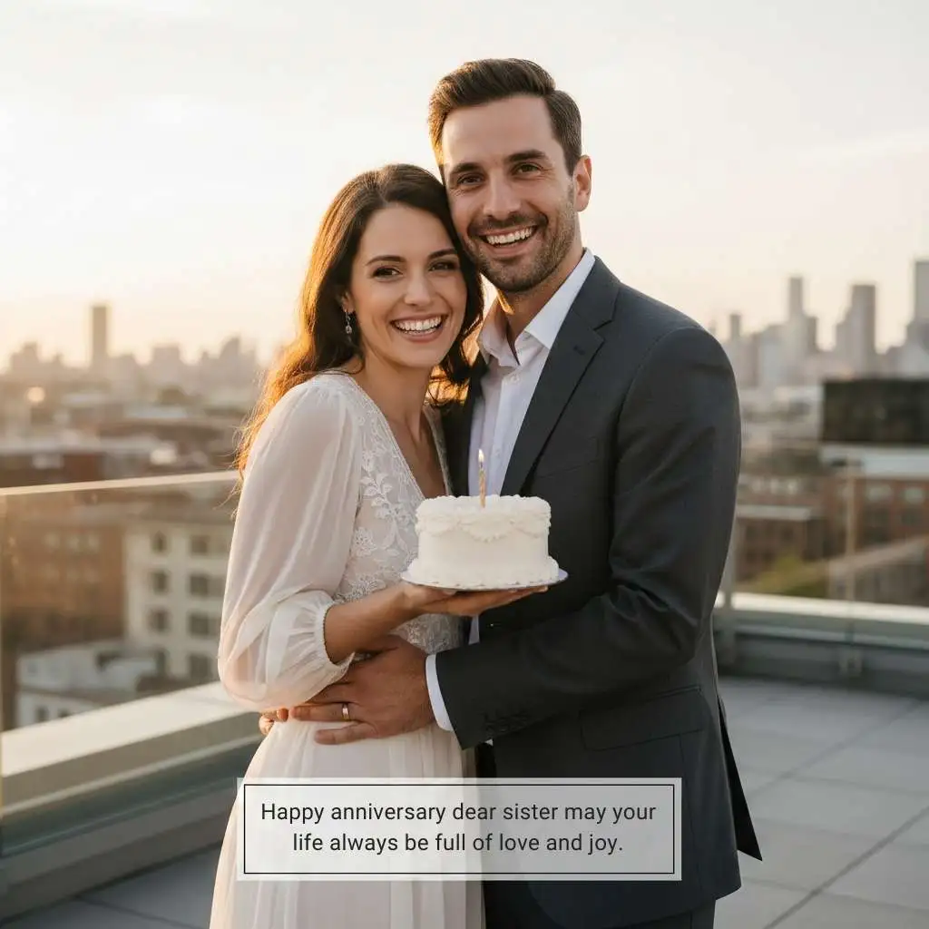 1st Anniversary Wishes For Sister