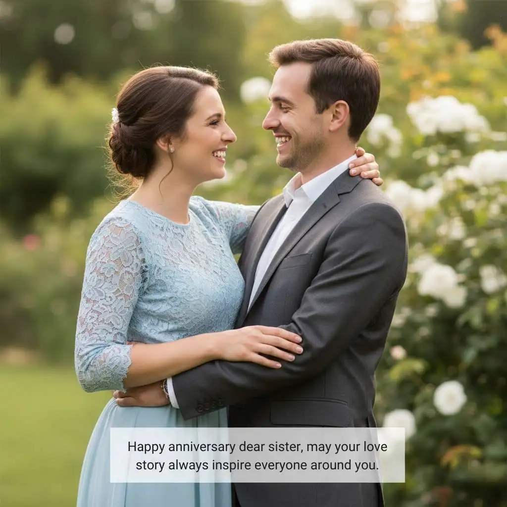 Happy Anniversary Wishes For Sister