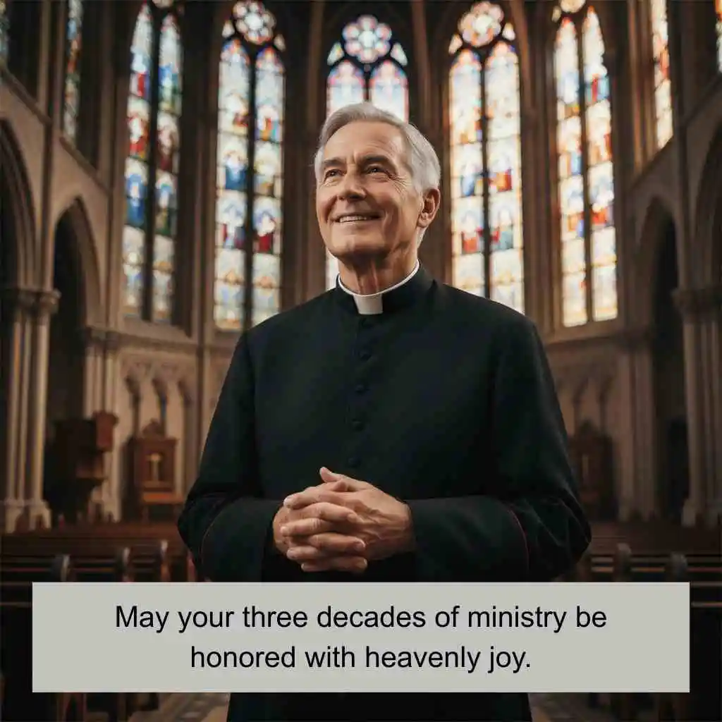 30th Priestly Anniversary Wishes
