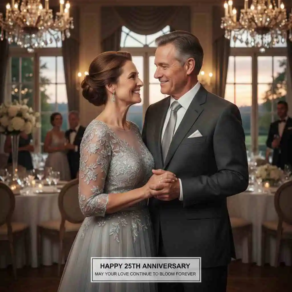 Silver Wedding Anniversary Wishes Images Free Download