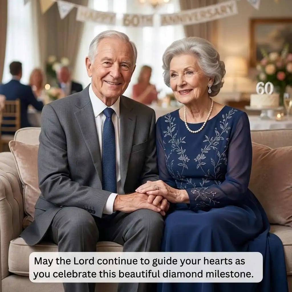 Religious 60th Wedding Anniversary Wishes