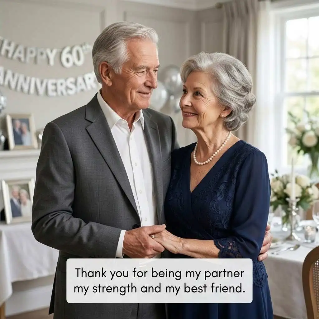 60th Wedding Anniversary Wishes For Husband