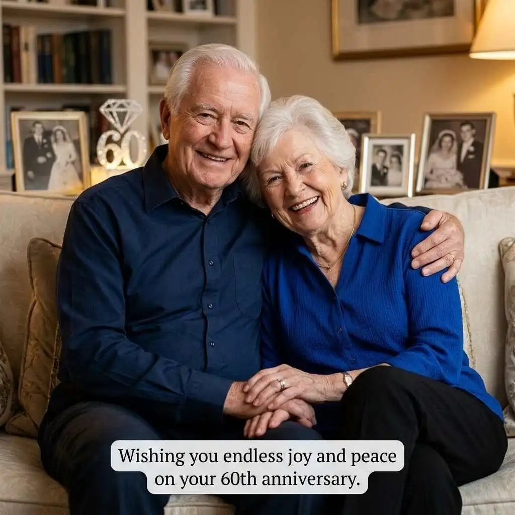 60th Anniversary Wishes For Couple
