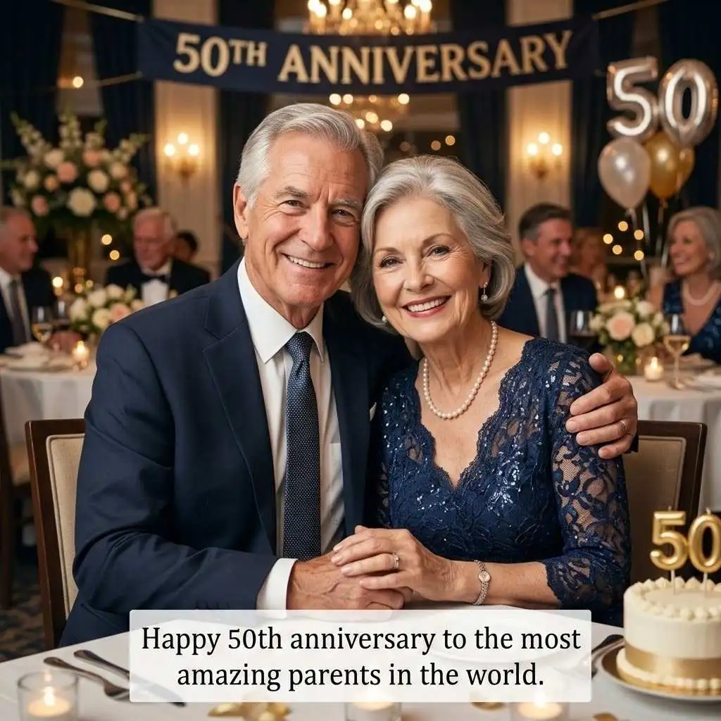 50th Wedding Anniversary Wishes For Parents