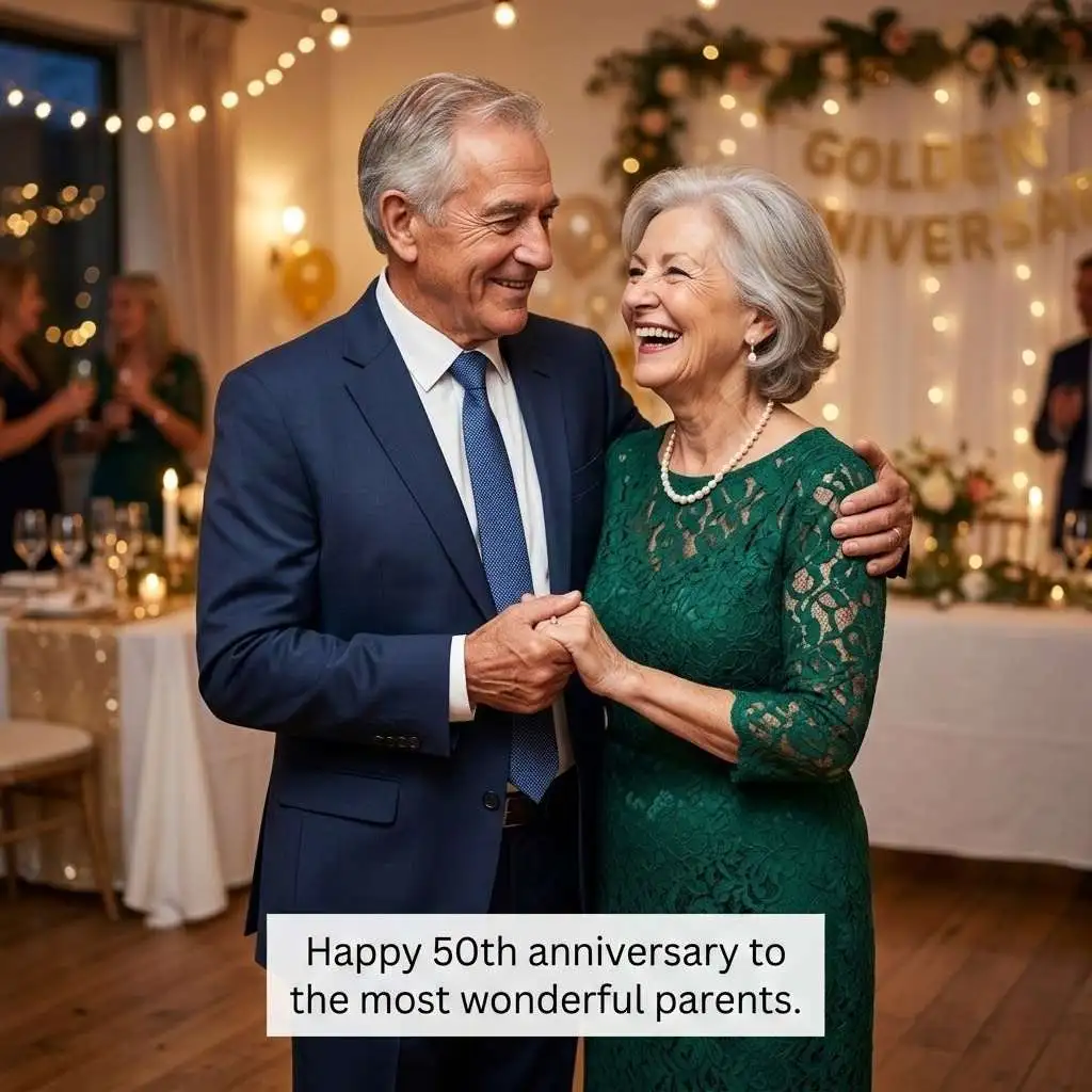 Short 50th Wedding Anniversary Wishes For Parents
