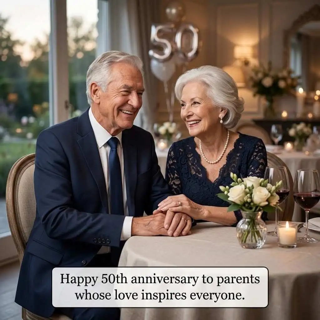50th Anniversary Wishes For Parents