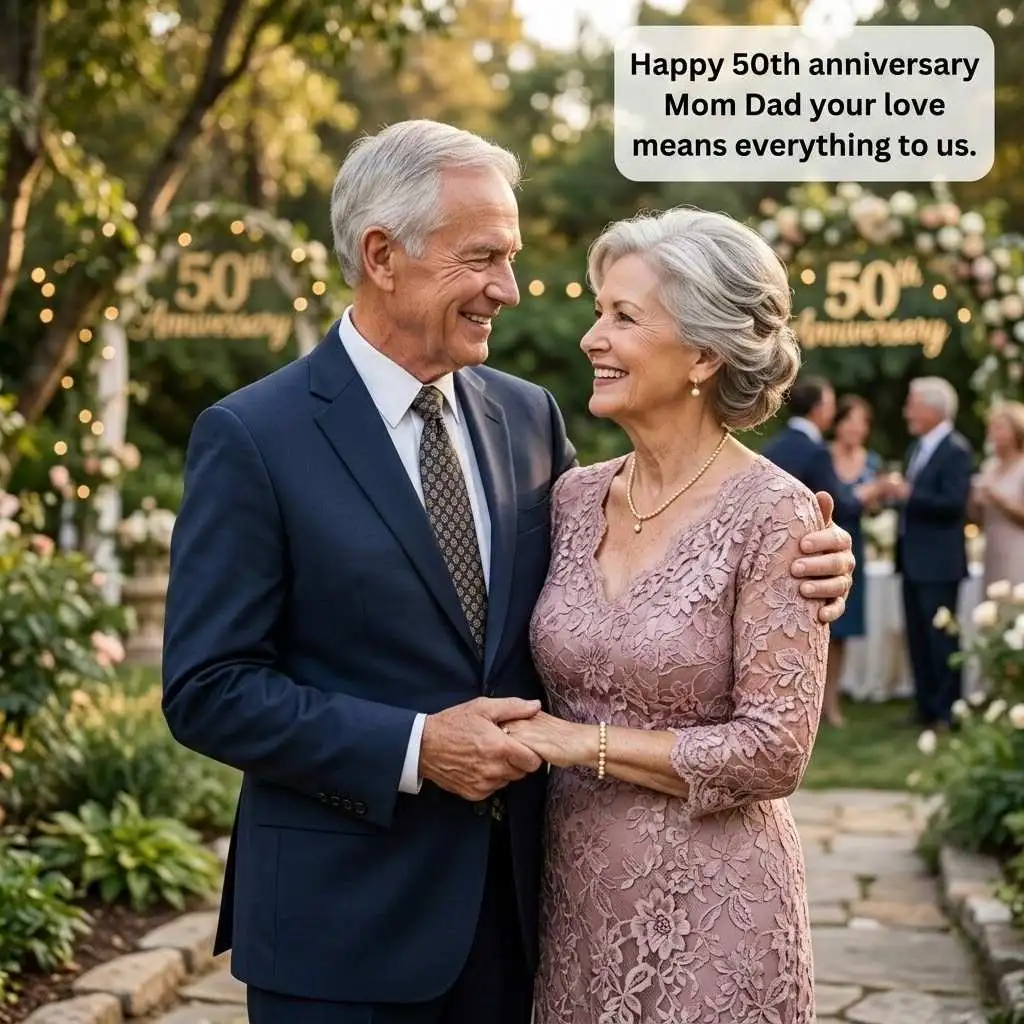 Mom Dad 50th Anniversary Wishes