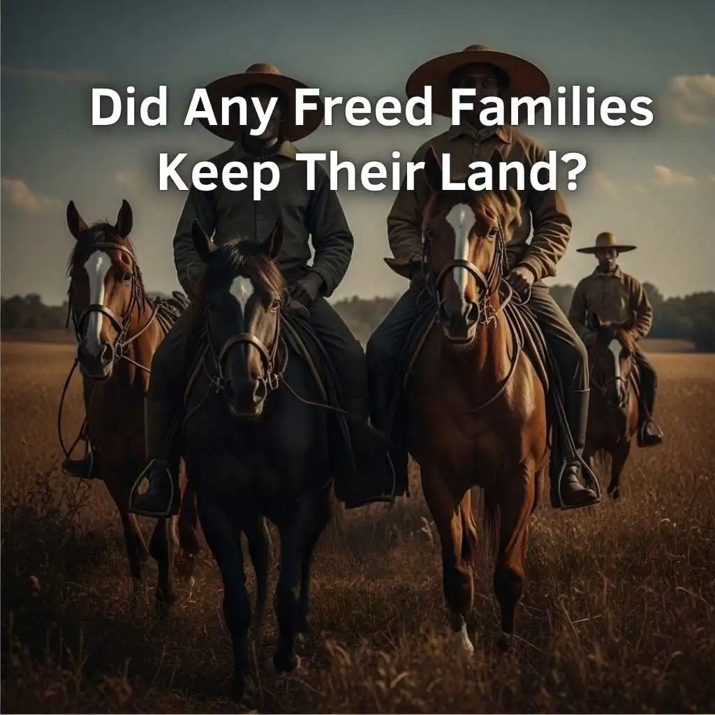 Did Any Freed Families Keep Their Land