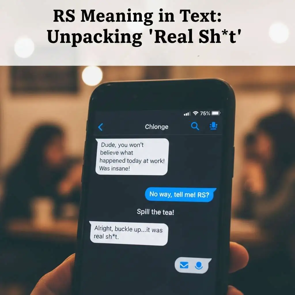 RS Meaning in Text