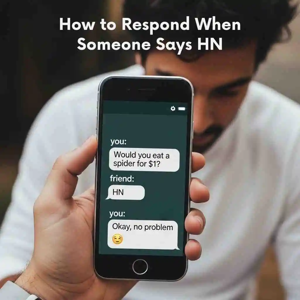 How to Respond When Someone Says HN