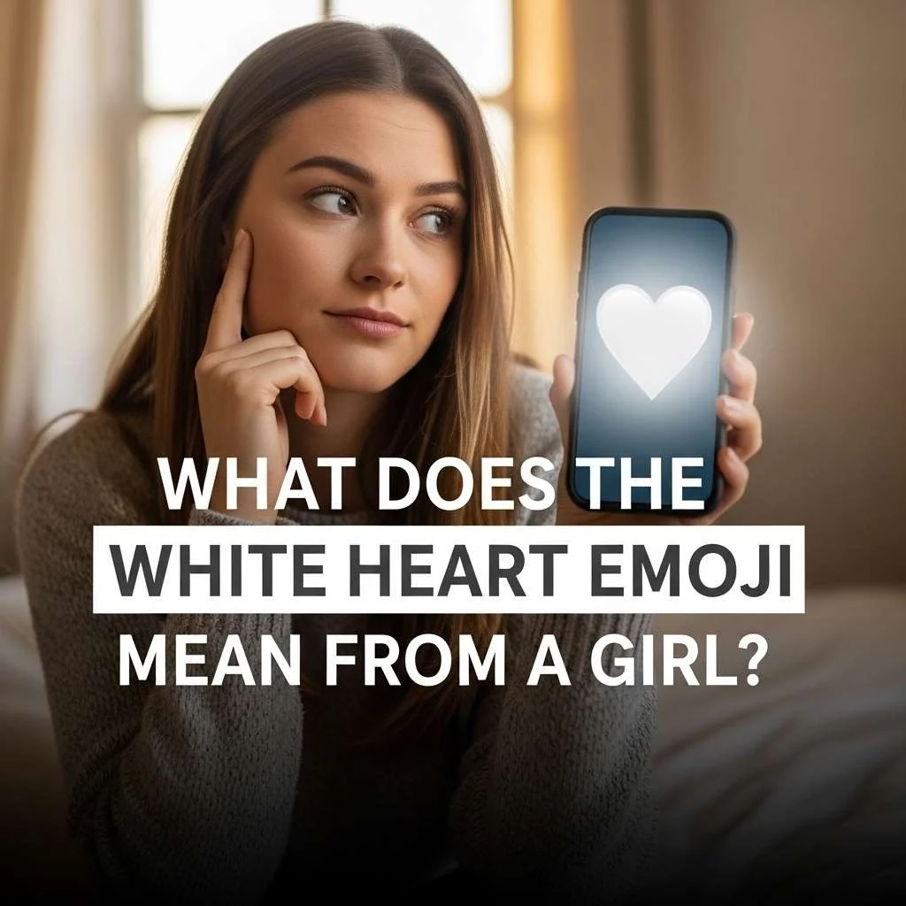 What Does the White Heart Emoji Mean From a Girl