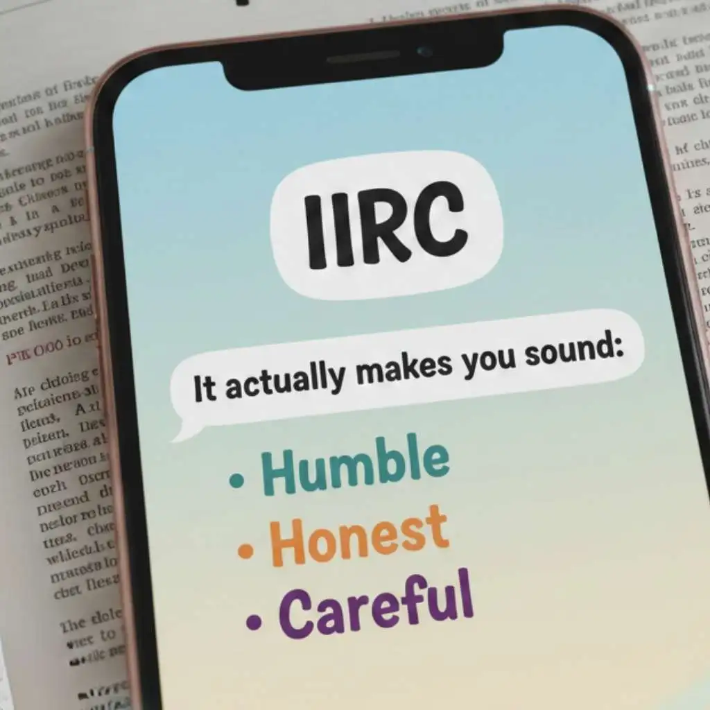 Is IIRC Rude or Polite