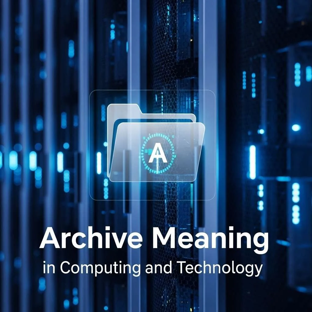 Archive Meaning in Computing and Technology