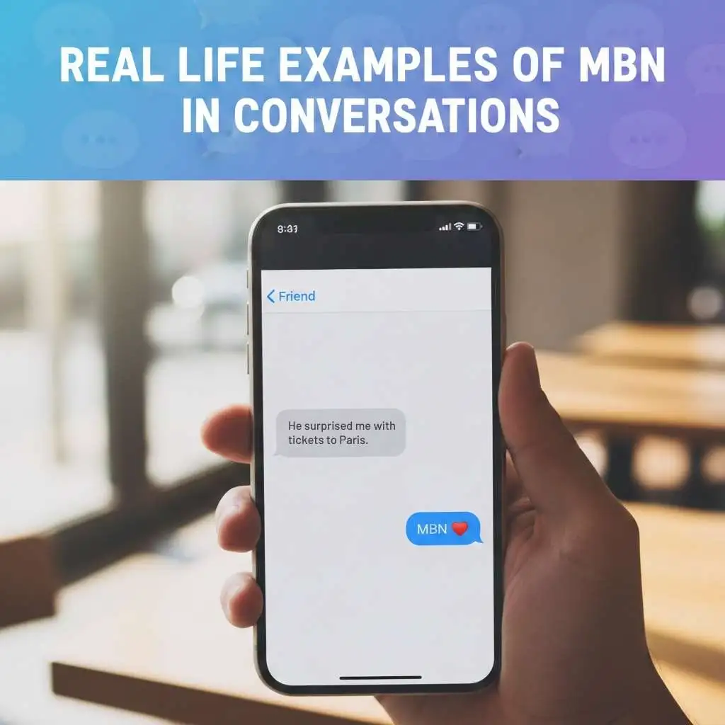 Real Life Examples of MBN in Conversations