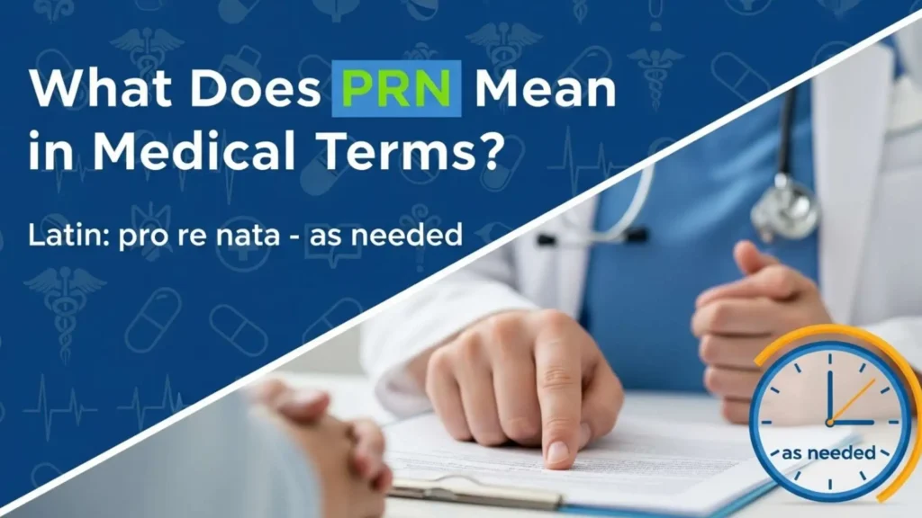 What Does PRN Mean in Medical Terms