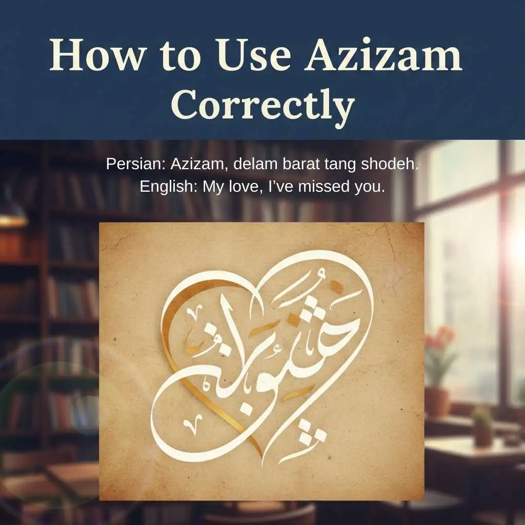 How to Use Azizam Correctly