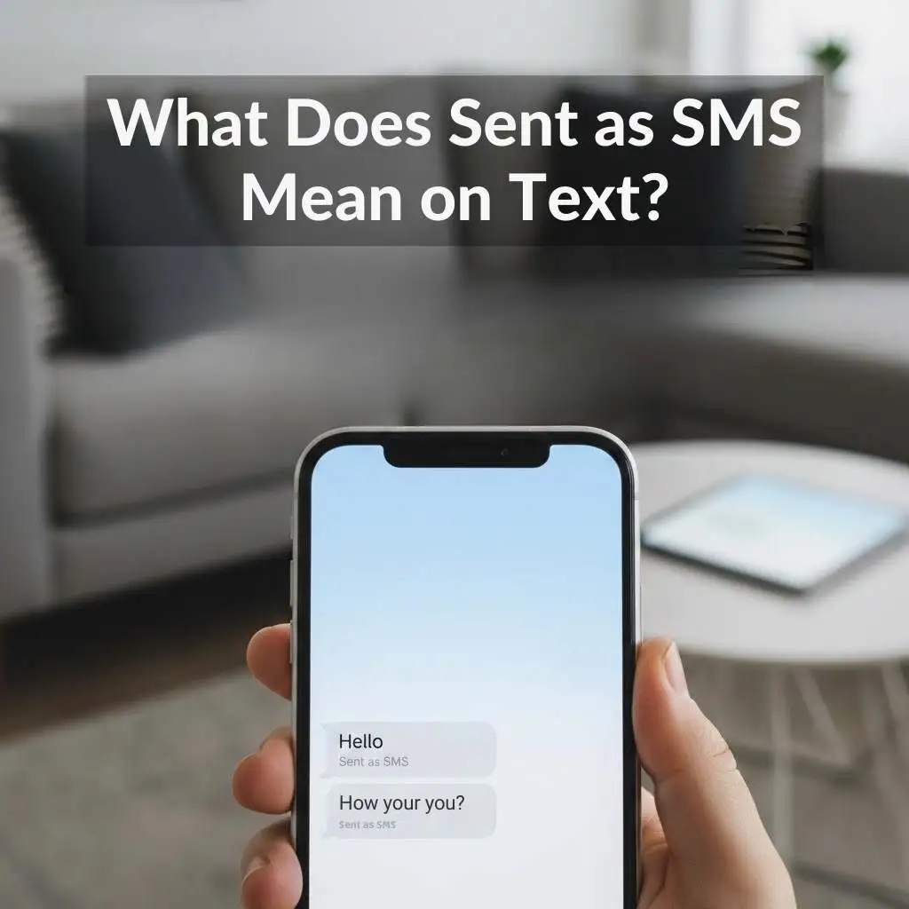 What Does Sent as SMS Mean on Text