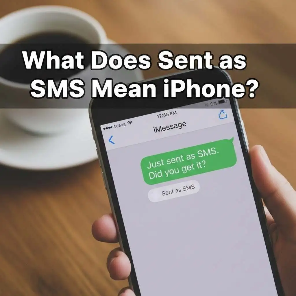 What Does Sent as SMS Mean iPhone