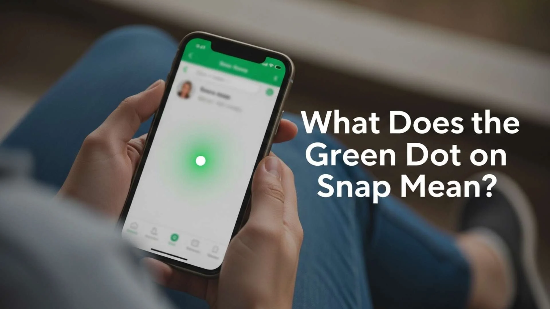What Does the Green Dot on Snap Mean? The Truth About Snapchat’s Activity Indicator